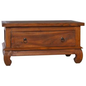 Coffee Table 31.5"x19.7"x15.7" Solid Teak Wood