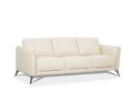 ACME Malaga Sofa, Cream Leather 55005