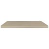 Floating Wall Shelves 2 pcs Oak 31.5"x9.3"x1.5" MDF