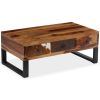 Coffee Table Solid Sheesham Wood 35.4"x19.7"x13.8"
