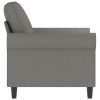 Sofa Chair Dark Gray 23.6" Fabric
