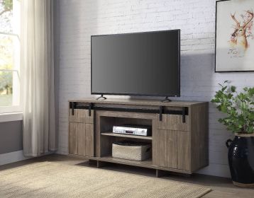 Bellarosa TV Stand; Gray Washed 91608