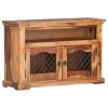 TV Cabinet 35.4"x11.8"x23.6" Solid Sheesham Wood