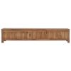 TV Cabinet 59.1"x11.8"x11.8" Solid Teak Wood