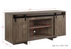 Bellarosa TV Stand; Gray Washed 91608