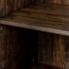Cabinet with 4 Doors and 4 open shelgves; Freestanding Sideboard Storage Cabinet Entryway Floor Cabinet for Living Room Office Bedroom