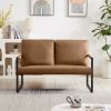 Lounge, living room, office or the reception area PU leather accent arm chair with Extra thick padded backrest and seat cushion sofa chairs,Non-slip a