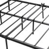 Metal Platform Bed Frame with Headboard No Box Spring Needed Twin BLACK