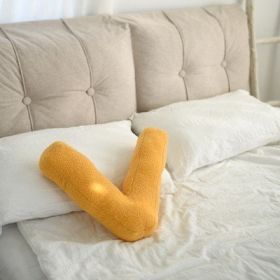 26 English Letters Pillow Sofa Cushion Shooting Props (Option: V-About 38x30cm)