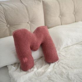 26 English Letters Pillow Sofa Cushion Shooting Props (Option: M-About 38x30cm)