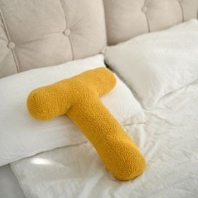 26 English Letters Pillow Sofa Cushion Shooting Props (Option: T-About 38x30cm)