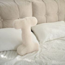 26 English Letters Pillow Sofa Cushion Shooting Props (Option: I-About 38x30cm)