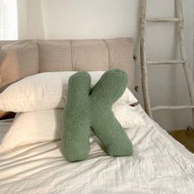 26 English Letters Pillow Sofa Cushion Shooting Props (Option: K-About 38x30cm)