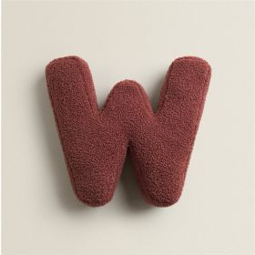 26 English Letters Pillow Sofa Cushion Shooting Props (Option: W-About 38x30cm)