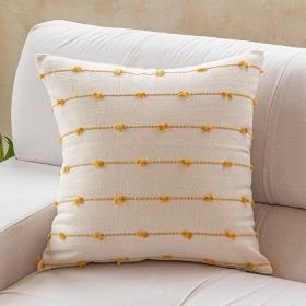 Home Fashion Simple Cotton Blype Sofa And Bed Cushions Pillow Cover (Option: Sunflower-50 X50cm Pillowcase Only)